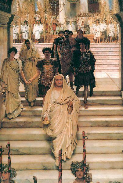 Laura Theresa Alma-Tadema The Triumph of Titus oil painting picture